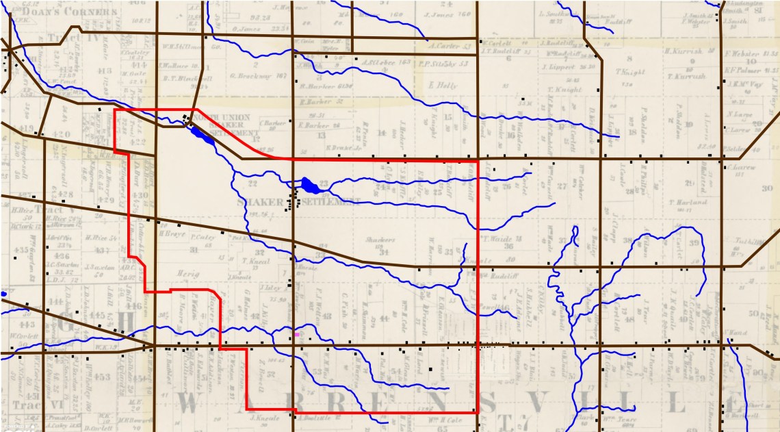 Layered Map Shaker Analysis 1858